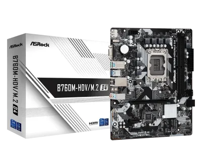 ASRock B760M-HDV/M.2 D4 M-ATX Motherboard