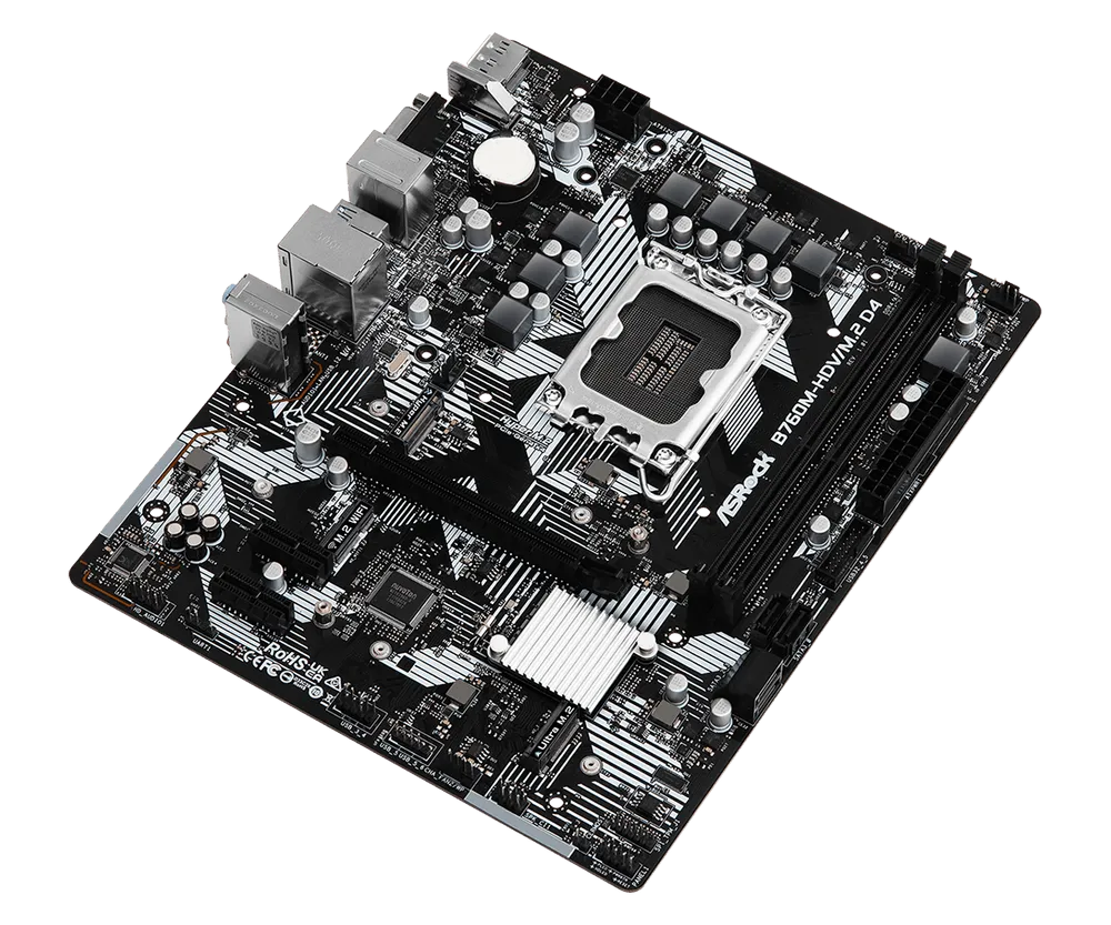 ASRock B760M-HDV/M.2 D4 M-ATX Motherboard