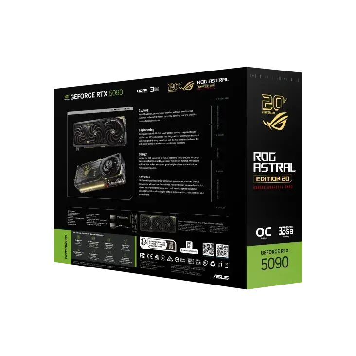 ASUS ROG Astral GeForce RTX 5090 32GB GDDR7 Graphics Card