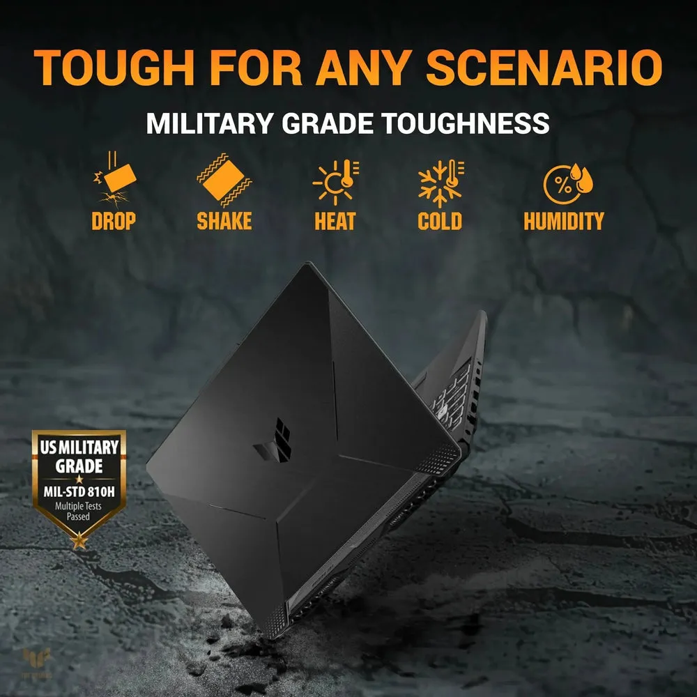 ASUS TUF Gaming A15, Gaming Laptop, AMD Ryzen 7 170 Processor, 16GB RAM, 512GB, RTX 3050, 15.6 FHD, Windows 11 Home, Office Home 2024 and M365 Basic -1 Year Validity, FA506NCQ-IN081WS