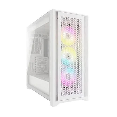 CORSAIR iCUE 5000D RGB AIRFLOW Mid Tower White Cabinet