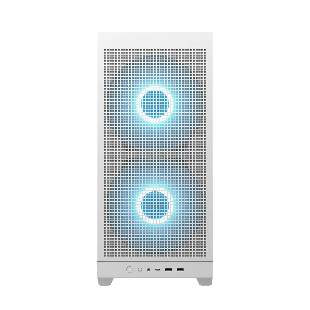 COUGAR MX600 MAX RGB Mid Tower Gaming Cabinet, White