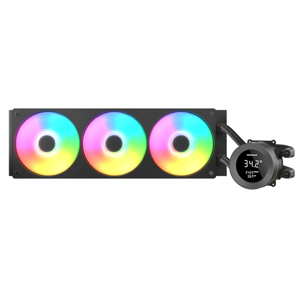 Cougar Poseidon Vistek ARGB 240 Black Analog Liquid Cooler