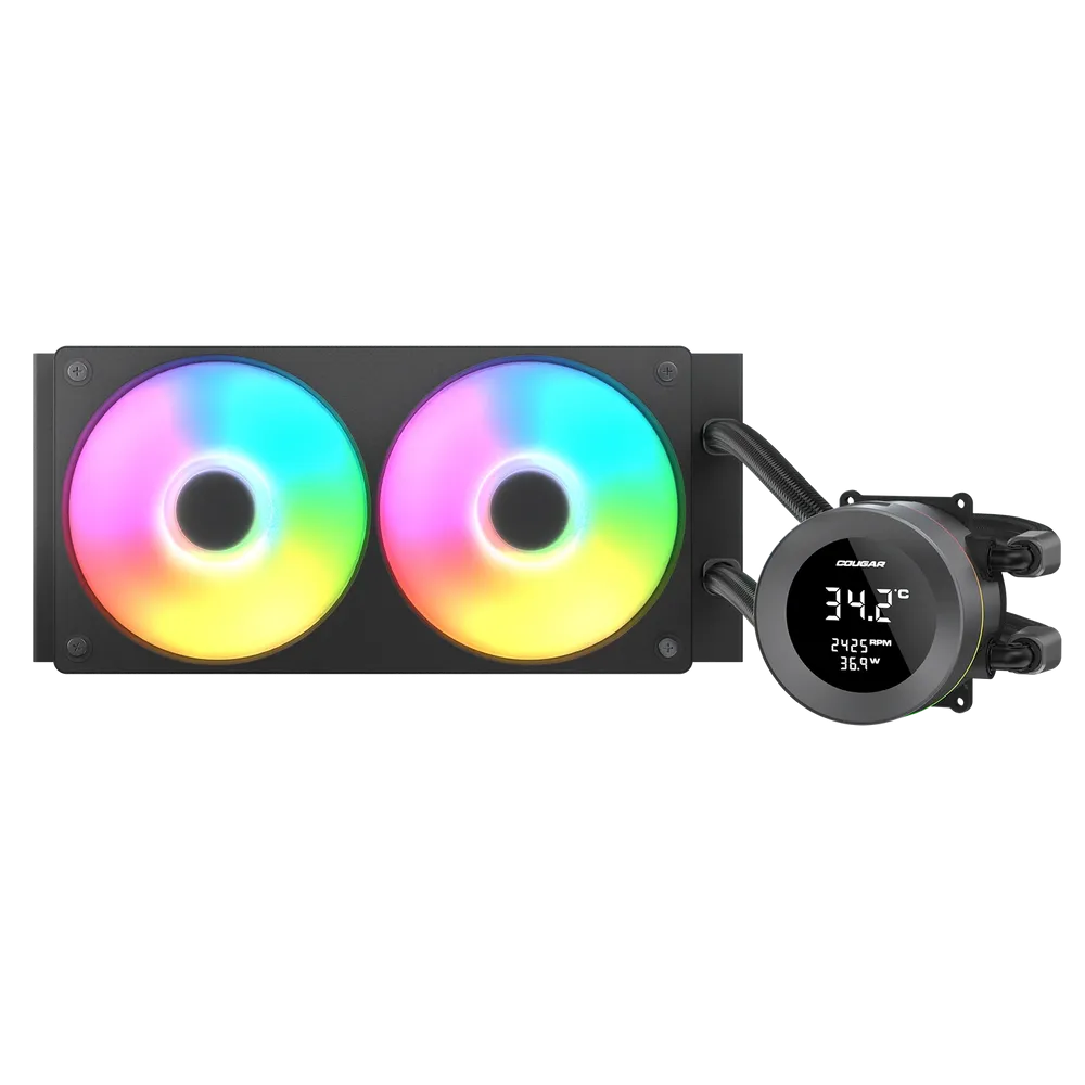 Cougar Poseidon Vistek ARGB 240 Black Analog Liquid Cooler
