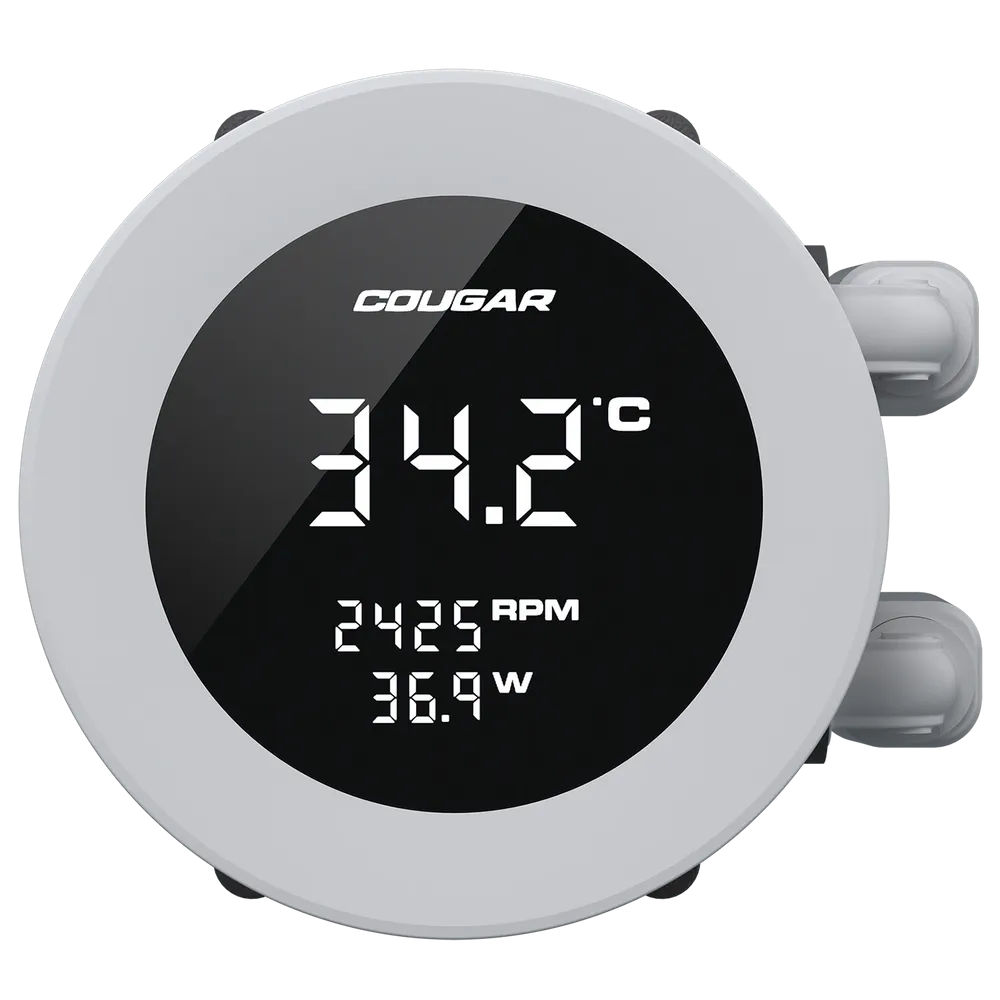 Cougar Poseidon Vistek ARGB 240 White Analog Liquid Cooler