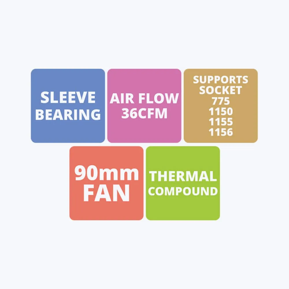 FAN CPU ZEBRONICS