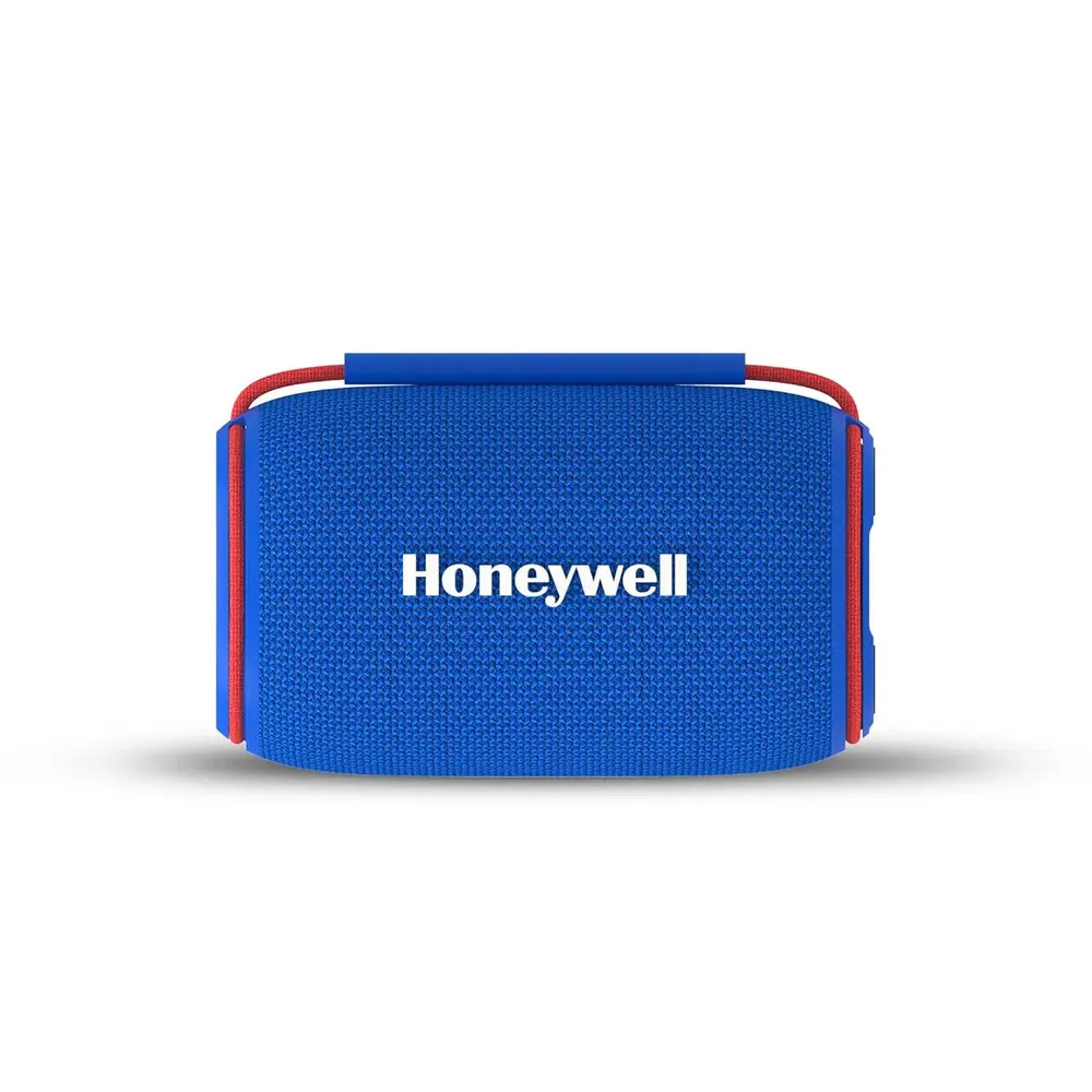 Honeywell Suono V210 Bluetooth 6.0 Speaker, 5W, Deep Bass Dual Radiators, 10H Playback, IPX6, Dual Speaker Pairing, RGB Light, USB/AUX/SD, Type-C Charging, Built-in Mic, 2yr Manufacturer Warranty Blue