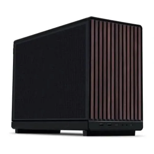LIAN LI A3-mATX Wood Edition Black Mini Tower Cabinet