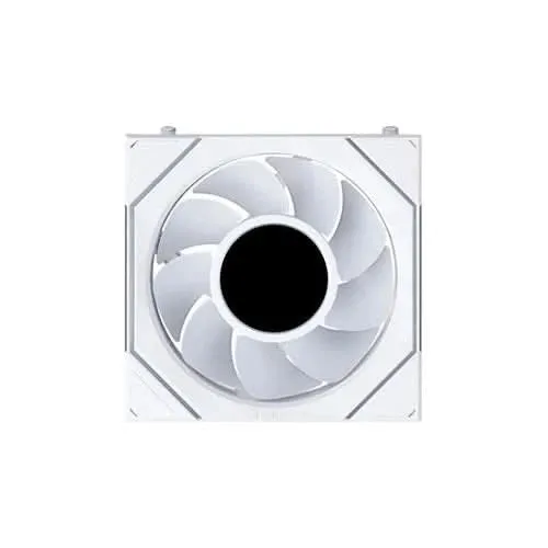 LIAN LI UNI FAN SL-INF LCD FLEX Reverse Blade 120mm ARGB Case Fan, 3-Pack, White