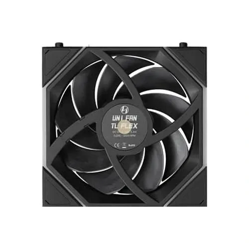 LIAN LI UNI FAN TL FLEX 120mm ARGB Case Fan, 3-Pack, Black