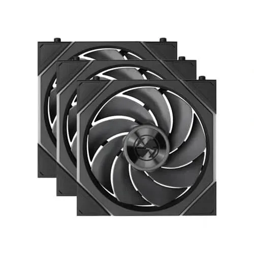 LIAN LI UNI FAN TL FLEX 120mm ARGB Case Fan, 3-Pack, Black