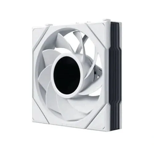 LIAN LI UNI FAN TL LCD FLEX Reverse Blade 120mm ARGB Case Fan, 3-Pack, White