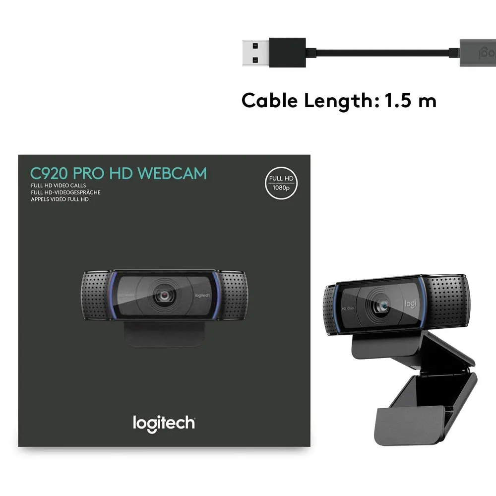 LOGITECH C920 HD PRO WEBCAM