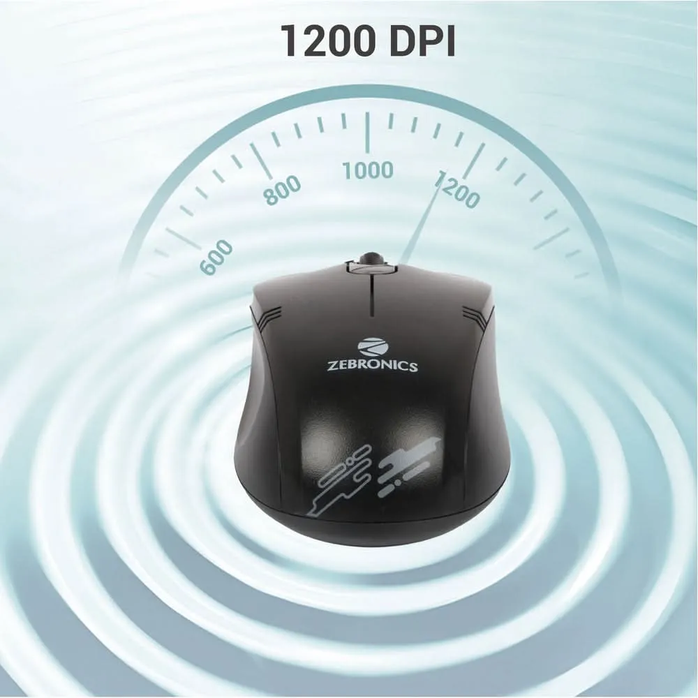 MOUSE ZEBRONICS USB (POWER PLUS)
