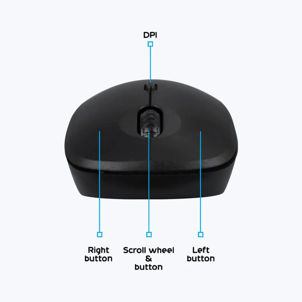 ZEBRONICS ZEB-BOLD WIRELESS OPTICAL MOUSE