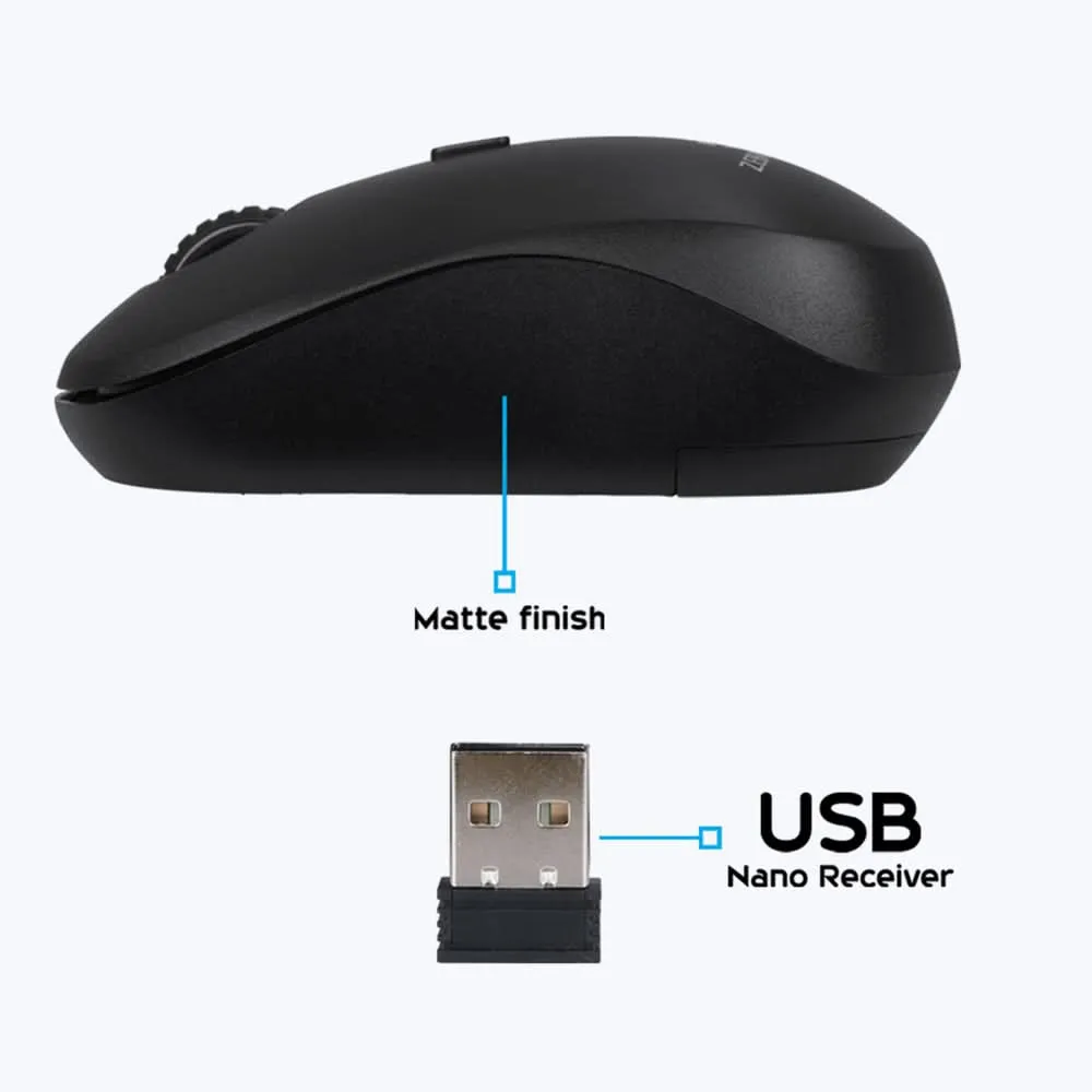 ZEBRONICS ZEB-BOLD WIRELESS OPTICAL MOUSE