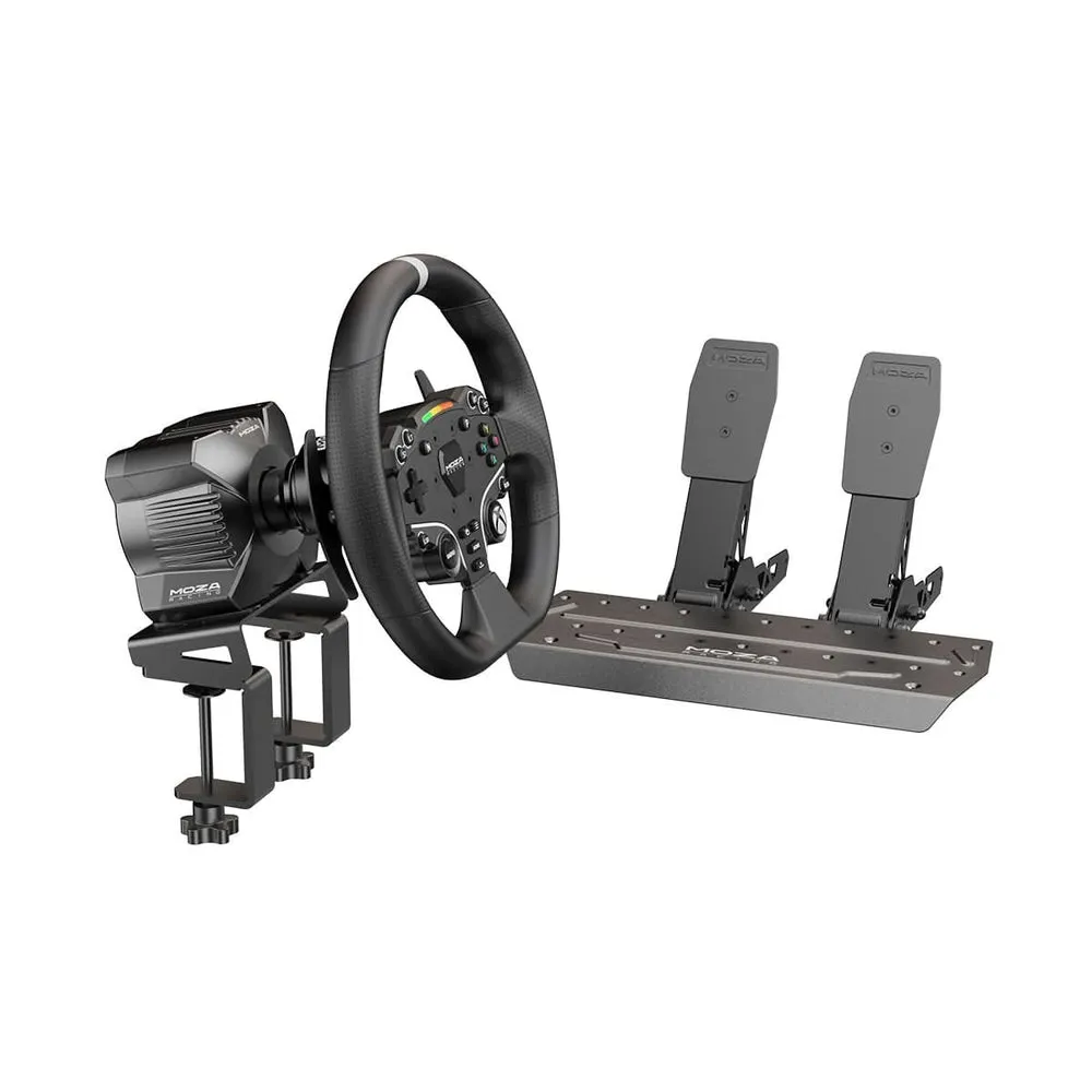 MOZA R3 Racing Wheel and Pedals Bundle for PC RS074