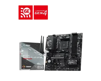 MSI B550M Gaming Plus WiFi6E DDR4 M-ATX Motherboard