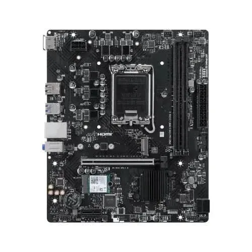 MSI PRO H610M-S WIFI DDR4 II Intel H610 LGA 1700 Micro-ATX Motherboard