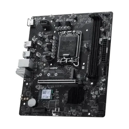 MSI PRO H610M-S WIFI DDR4 II Intel H610 LGA 1700 Micro-ATX Motherboard