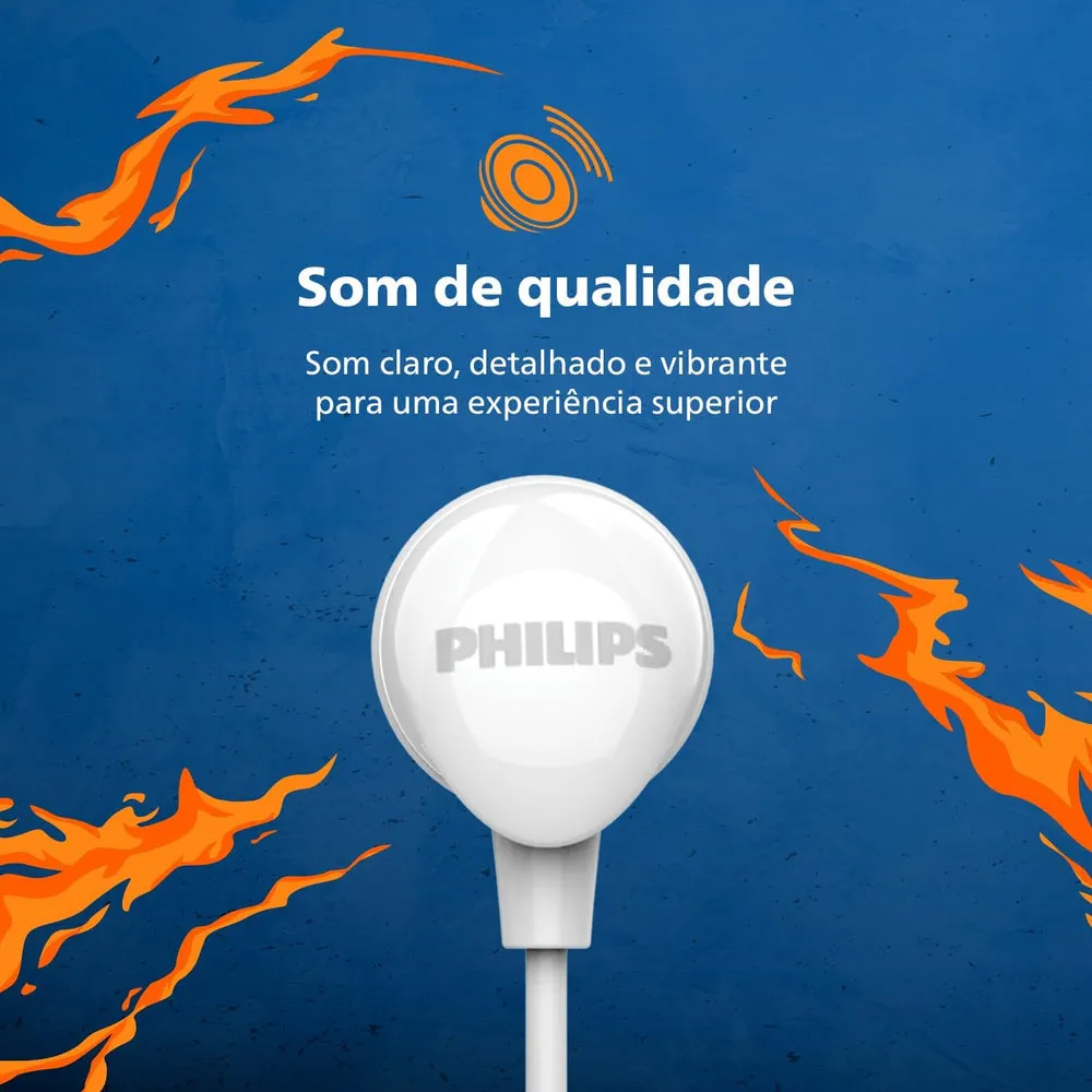 PHILIPS TAE2146WT/00 TYPE USB-C IN-EAR HEADPHONE WITH DYNAMIC BASS AND MIC AND 1.2M LENGTH IN WHITE