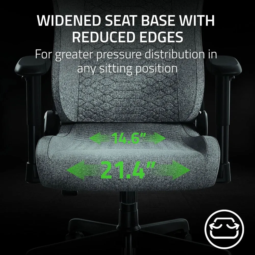 RAZER ISKUR V2 X - GAMING CHAIR - LIGHT GRAY FABRIC - RZ38-05310200-R3UA