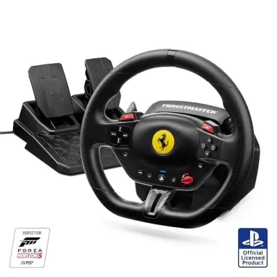 Thrustmaster T98-P Ferrari 296 GTB Racing Wheel and Pedal Set for PS5, PS4 and PC