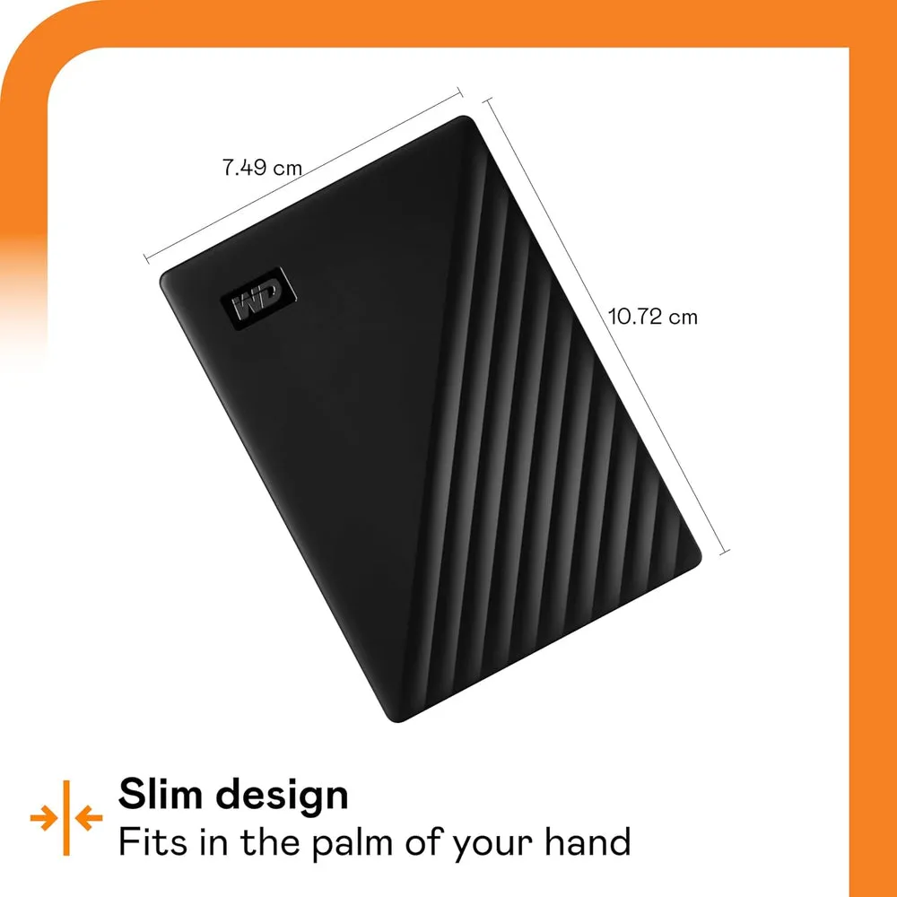 WESTERN DIGITAL 6TB MY PASSPORT EXTERNAL HARD DRIVE WDBR9S0060BBK-WESN