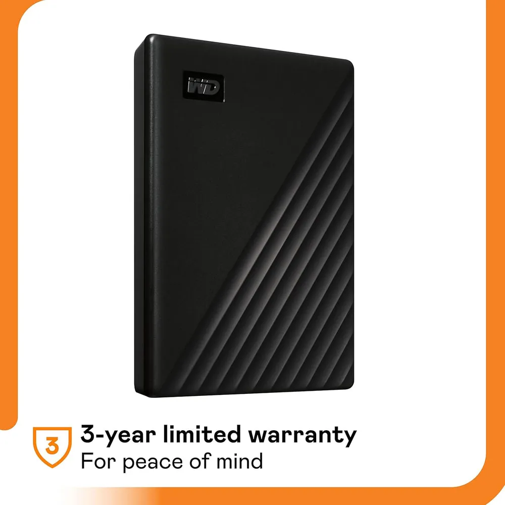WESTERN DIGITAL 6TB MY PASSPORT EXTERNAL HARD DRIVE WDBR9S0060BBK-WESN