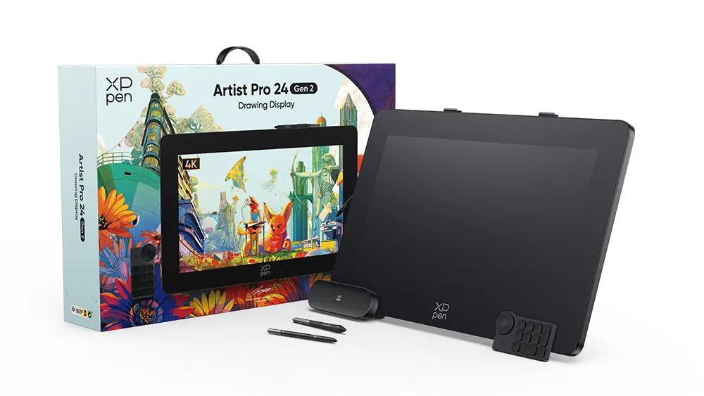 XP PEN ARTIST PRO 24 2ND GEN (MD240UH) 4K FULL-LAMINATED SCREEN